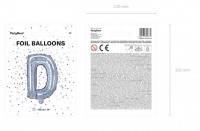 Aperçu: Ballon aluminium D holographique 35cm