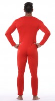 Red full body suit for men
