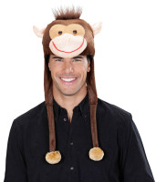 Preview: Monkey hat with long pompons