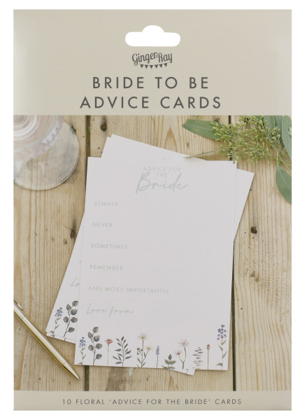 10 Blooming Bride Ratschlags-Karten 4