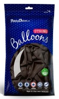 10 Partystar Latex Balloons Chocolate Brown 30cm