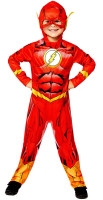 Disfraz de Flash para niño reciclado