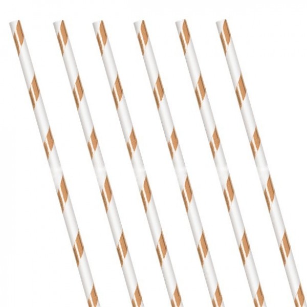 24 paper straws 19cm
