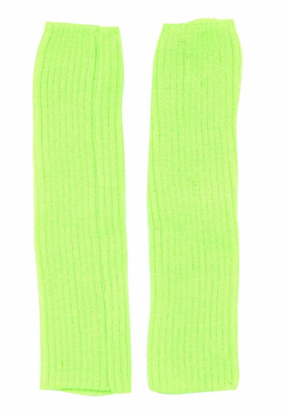 Leg warmers for women neon green long