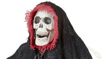 Animerad Halloween Grim Reaper 46cm