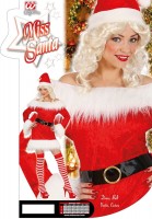 Aperçu: Costume de Noël pour femme en velours