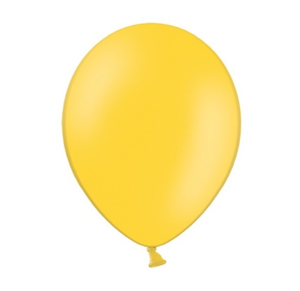 100 balonów pastelowo żółty 25cm