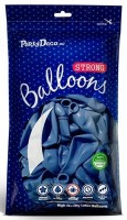 Oversigt: 50 Partystar metalliske balloner kongeblå 30cm
