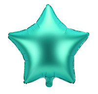 Folienballon green Star matt 48cm