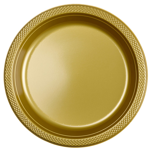20 plates Gold Star 22.8cm
