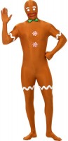 Oversigt: Gingerbread man morphsuit kostume