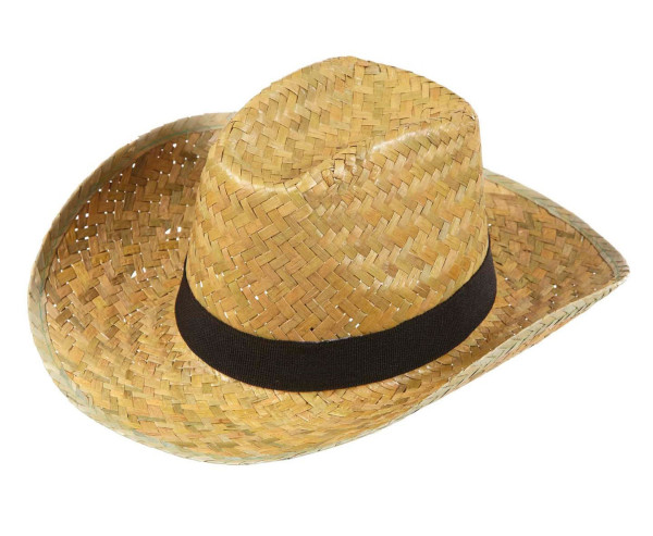 Letni kapelusz słomkowy