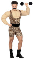 Retro circus muscle man costume