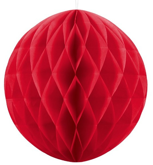 Honeycomb ball Lumina red 40cm