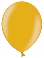 Oversigt: 50 Partystar metalliske balloner guld 23cm