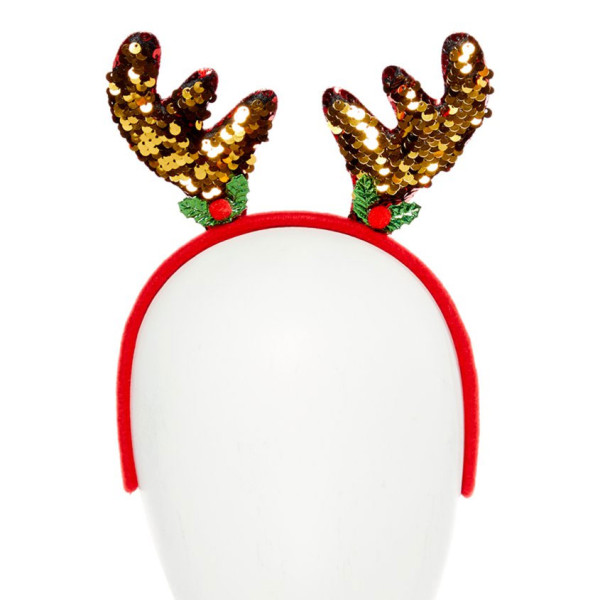 Reindeer sequin headband