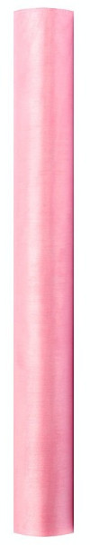 Tessuto organza rosa 9m x 36 cm