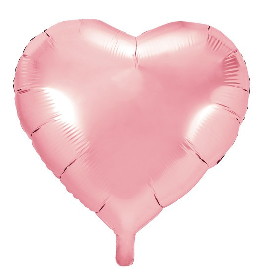 Herzilein folie ballon lyserød 45 cm
