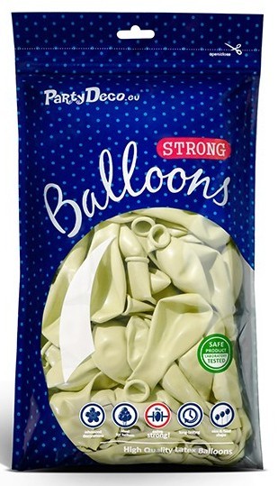 100 palloncini Partystar crema 30 cm 2