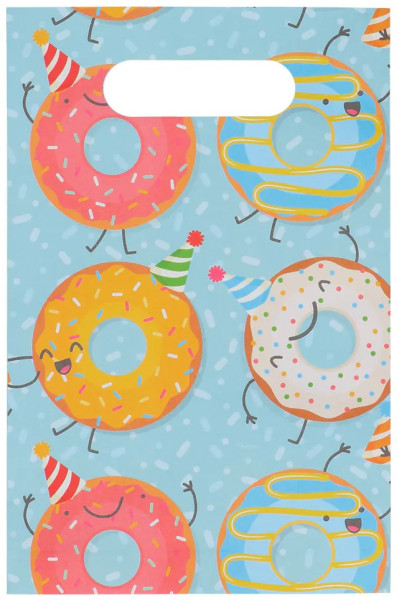 10 Happy Donut Geschenktüten 23cm 6