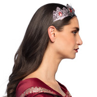 Aperçu: Royal Princess Tiara argent-rouge