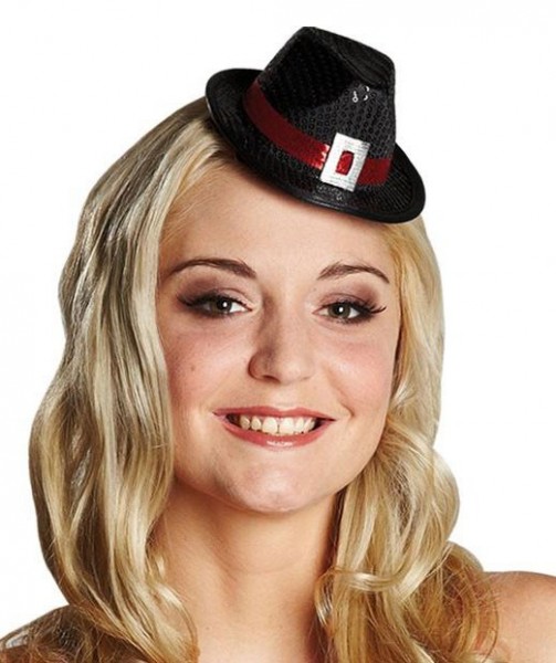 Gabrielle Mini Top Hat Noir