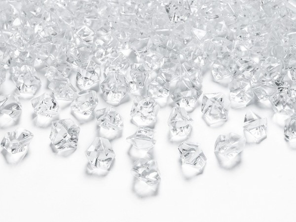 40 pierres de cristal décoratives 14 x 11 mm