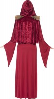 Preview: Red glamor priestess costume for women