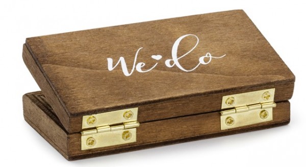 Holz Ring Box - We do 10 x 5,5cm