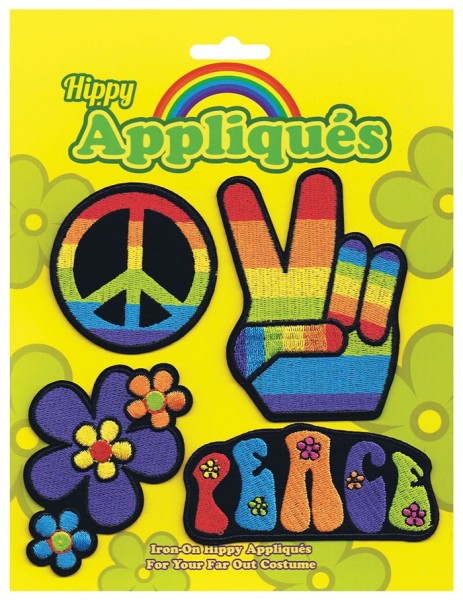 Hippie 70er Jahre Aufbügler