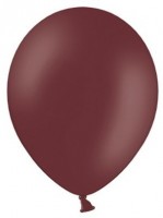 Widok: 100 balonów Partystar czerwono-brązowy 12 cm