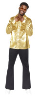 Preview: 70s party ruffle shirt gold