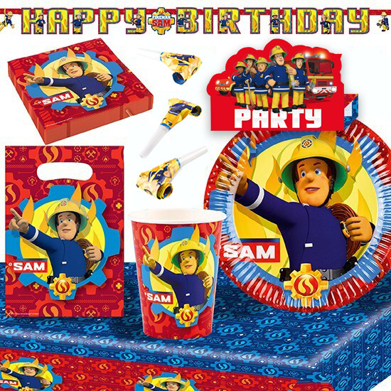 Fireman Sam SOS party package 70 pieces