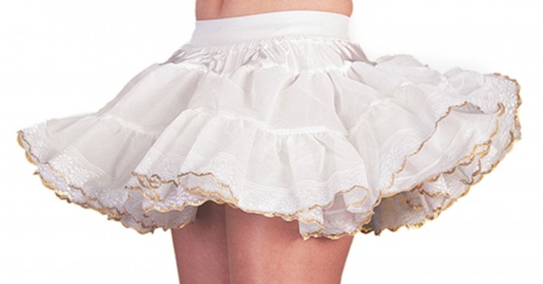Witgouden petticoat Voor kinderen