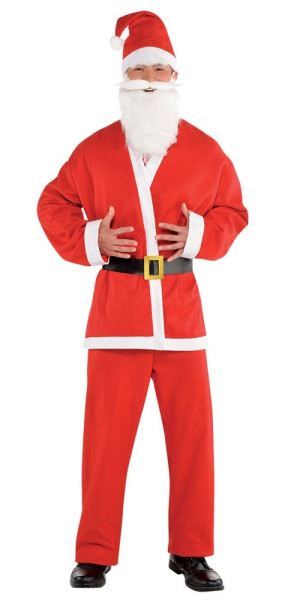 Santa Claus costume for men 5-piece