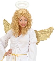 Gouden engelenvleugels plastic 90cm