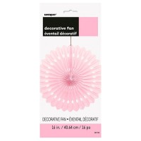 Preview: Decorative fan flower pink 40cm