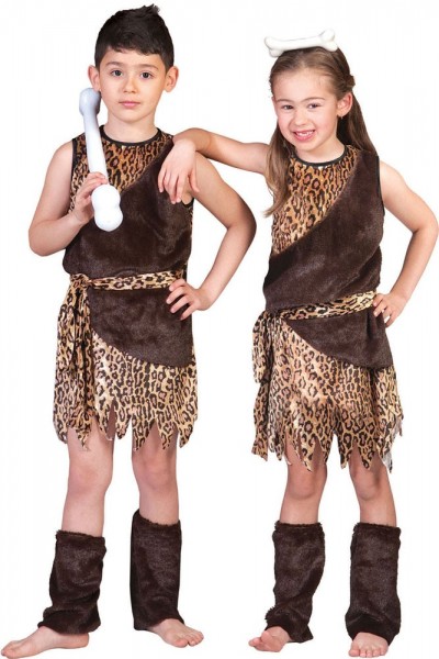 Stoneage caveman child costume