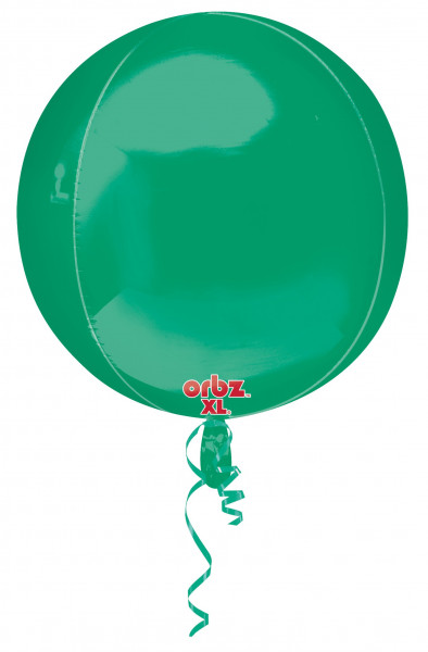 Orbz Folienballon grün 38 x 40cm