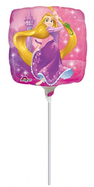 Eckiger Stabballon Prinzessin Rapunzel