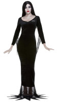 Oversigt: Addams Family Morticia-kostume til en kvinde