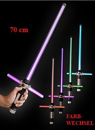 6 Stück Aufblasbare Lichtschwerter 85 cm Laserschwerter Licht Laser-Schwert Rot 