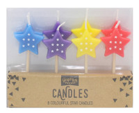 Preview: 8 Starshine cake candles