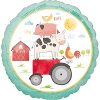 Palloncino foil Happy Farm Life 45 cm