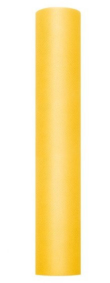 Tissu Tulle Luna jaune 9m x 30cm