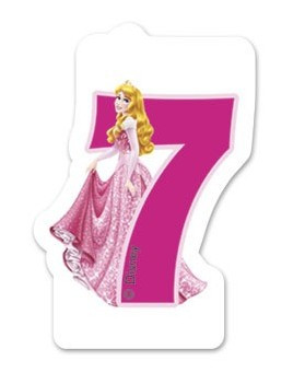 Disney Princesses Aurora Candle Number 7
