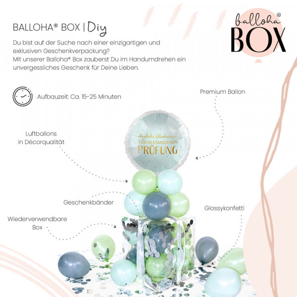 Balloha Geschenkbox DIY Bestandene Prüfung XL 3