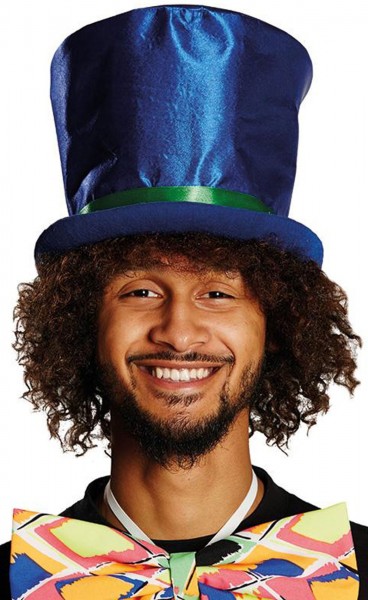 Sombrero de copa de fiesta azul royal Domenico