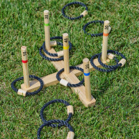 Preview: Woody ring toss party game