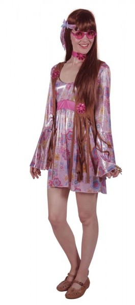 Disfraz de hippie Lady Melina para mujer